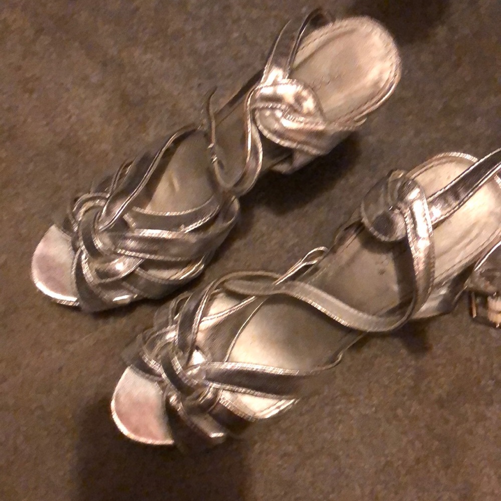 Sexy Silver High Heels
